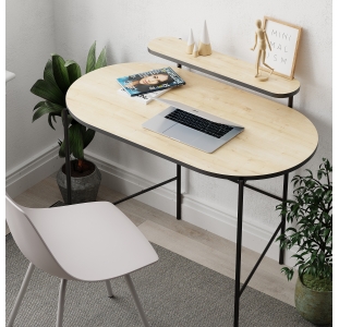 Стол Письменный LOUB WORKING TABLE BLACK OAK  100X55X87 СМ. (LEV00213)