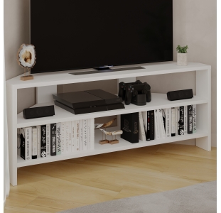 ТВ тумба THALES CORNER TV STAND WHITE WHITE  110X36X45 СМ. (LEV00307)
