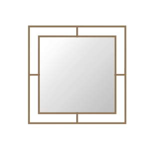 Настенное зеркало CORNER MIRROR GOLD 58X2X58 СМ. (LEV01011)