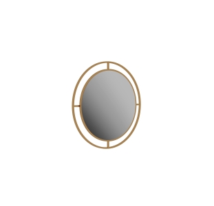 Настенное зеркало BUBBLE MIRROR GOLD 55X2X55 СМ. (LEV01008)