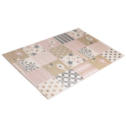 Ковер детский NORR KIDS PATCHWORK 230X160 см.  (E510A_SFU36_3) Розовый