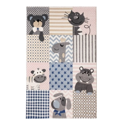 Ковер детский NORR KIDS FRIENDS 290X200 см.  (E514A_SFU12_4) розовый, голубой