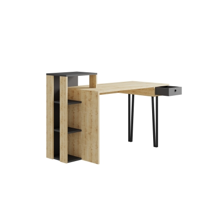 Стол письменный LOYD STUDY TABLE OAK OAK ANTHRACITE 141X60X92 СМ. (LEV00180)