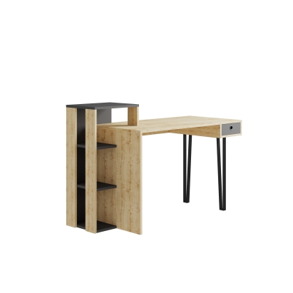 Стол письменный LOYD STUDY TABLE OAK OAK ANTHRACITE 141X60X92 СМ. (LEV00180)