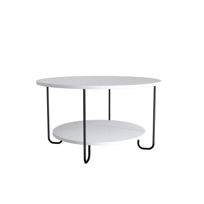 Стол журнальный CORRO COFFEE TABLE WHITE WHITE  80X80X45 СМ. (LEV00065)