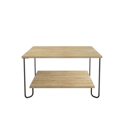 Стол журнальный MARBO COFFEE TABLE OAK OAK  80X80X45 СМ. (LEV00071)