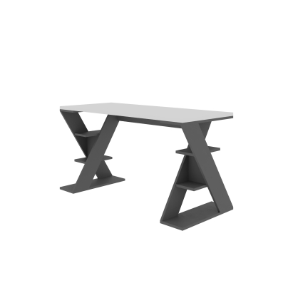 Стол письменный PAPILLON WORKING TABLE ANTHRACITE WHITE ANTHRACITE 137X60X75 СМ. (LEV00198)