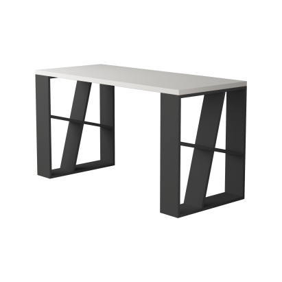 Стол письменный HONEY WORKING TABLE ANTHRACITE WHITE ANTHRACITE 137X60X75 СМ. (LEV00191)