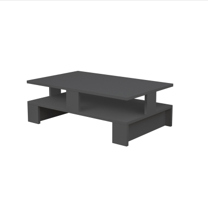 Стол журнальный MANSU COFFEE TABLE ANTHRACITE ANTHRACITE ANTHRACITE 80X50X28 СМ. (LEV00049)