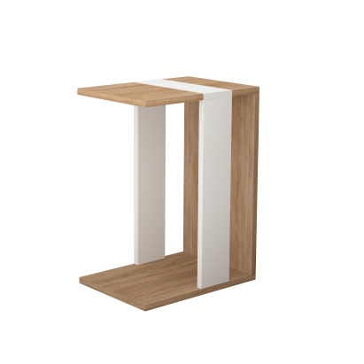 Стол приставной ZETTI C TABLE OAK OAK WHITE 30X40X57 СМ. (LEV00015)