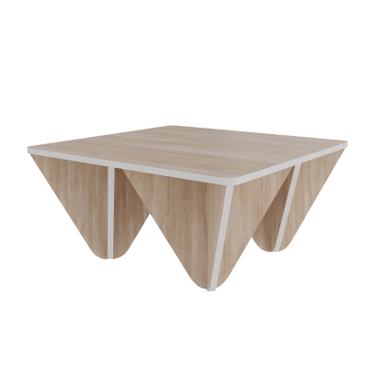 Стол журнальный DIAMOND COFFEE TABLE OAK OAK OAK 80X80X38 СМ. (LEV00084)