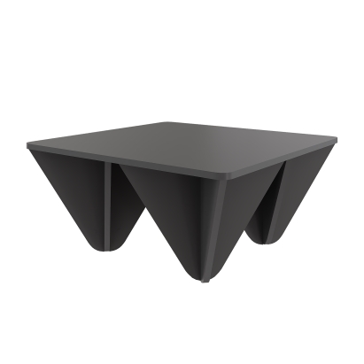 Стол журнальный DIAMOND COFFEE TABLE ANTHRACITE ANTHRACITE ANTHRACITE 80X80X38 СМ. (LEV00085)