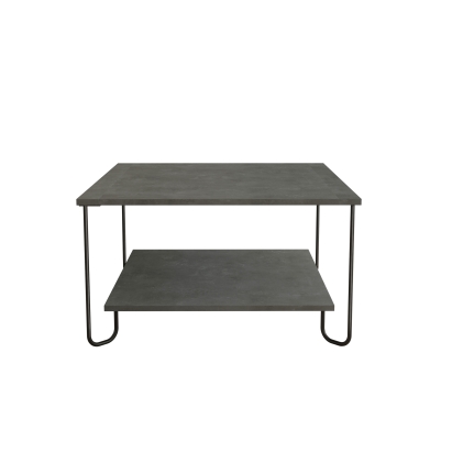 Стол журнальный MARBO COFFEE TABLE RETRO GREY RETRO GREY  80X80X45 СМ. (LEV00067)