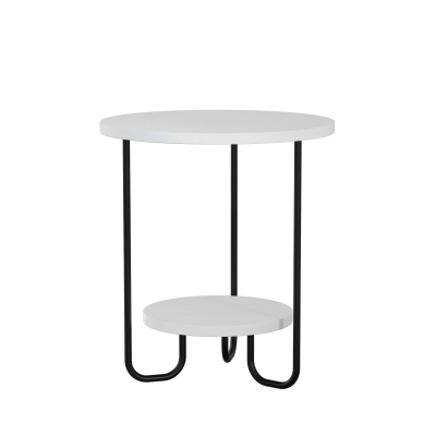 Стол журнальный CORRO SIDE TABLE WHITE WHITE WHITE 40X40X45 СМ. (LEV00158)