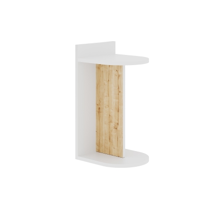 Стол приставной DOM SIDE TABLE WHITE OAK WHITE 30X34X61 СМ. (LEV00162)