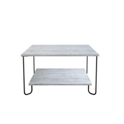 Стол журнальный MARBO COFFEE TABLE ANCIENT WHITE ANCIENT WHITE  80X80X45 СМ. (LEV00070)