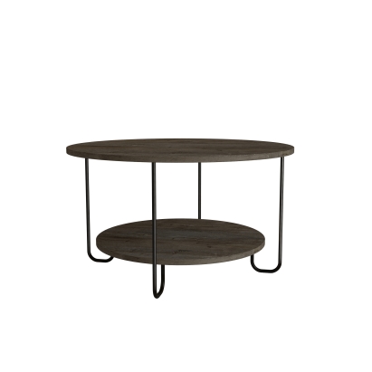 Стол журнальный CORRO COFFEE TABLE DARK COFFEE DARK COFFEE  80X80X45 СМ. (LEV00066)