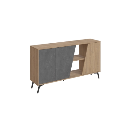 Комод FIONA CONSOLE 150 OAK OAK RETRO GRAY 150X36X82 СМ. (LEV00264)