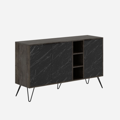 Комод CLARA CONSOLE DARK COFFEE DARK COFFEE BENDIR 142X36X83 СМ. (LEV00237)