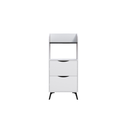 Комод GORKI MULTIPURPOSE CABINET WHITE RETRO GRAY WHITE 60X36X136 СМ. (LEV00291)