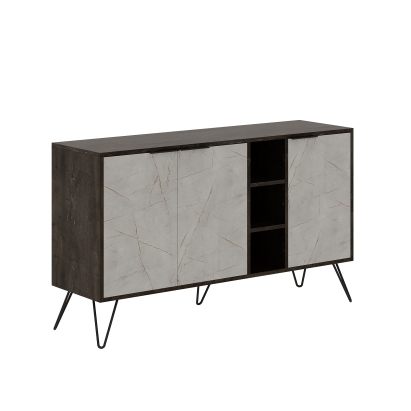 Комод CLARA CONSOLE DARK COFFEE DARK COFFEE LAGINA 142X36X83 СМ. (LEV00236)