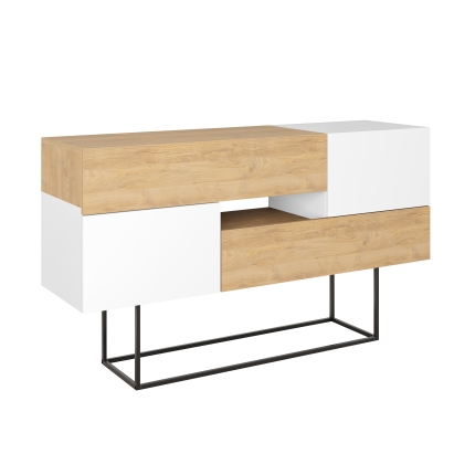 Комод EROS CONSOLE OAK OAK WHITE 145X40X82 СМ. (LEV00268)