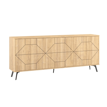 Комод DUNE CONSOLE 183 OAK OAK OAK 184X35X77 СМ. (LEV00250)