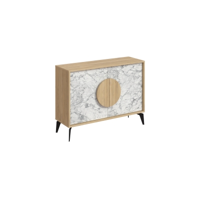 Комод GORA CONSOLE 110CM OAK OAK CARRARA 110X36X82 СМ. (LEV00276)