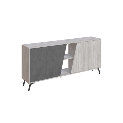 Комод FIONA CONSOLE 180 ANCIENT WHITE ANCIENT WHITE RETRO GRAY 180X36X82 СМ. (LEV00259)