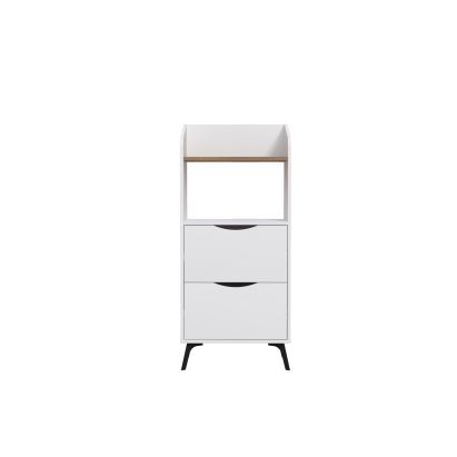 Шкаф напольный GORKI MULTIPURPOSE CABINET WHITE WHITE 60X36X136 СМ. (LEV00290)