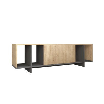 Тумба под ТВ ZITANO TV STAND ANTHRACITE OAK OAK 160X36X46 СМ. (LEV00437)