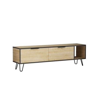 Тумба под ТВ FUROKI TV UNIT ANTHRACITE OAK OAK 150X36X50 СМ. (LEV00421)