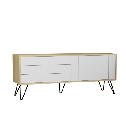 Тумба под ТВ PICADILLY TV STAND OAK OAK WHITE 139X36X57 СМ. (LEV00427)