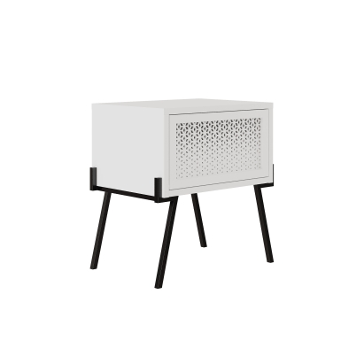 Тумба прикроватная NAIVE NIGHTSTAND WHITE WHITE WHITE 48X34X51 СМ. (LEV00345)