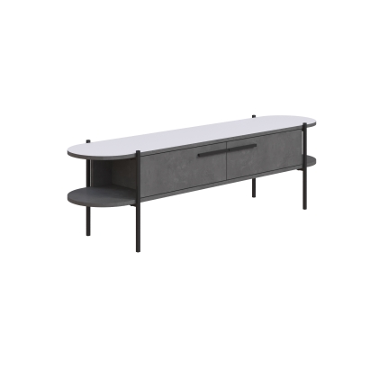 Тумба под ТВ OTIS TV STAND RETRO GREY WHITE RETRO GREY 160X46X36 СМ. (LEV00468)