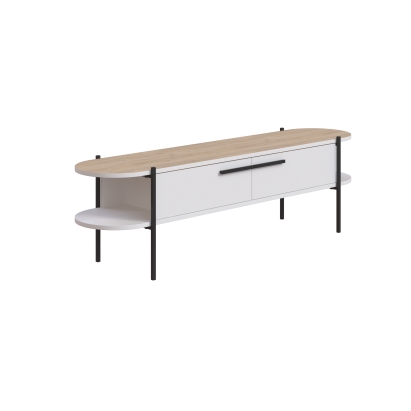 Тумба под ТВ OTIS TV STAND WHITE OAK WHITE 160X46X36 СМ. (LEV00466)