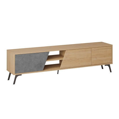 Тумба под ТВ FIONA TV STAND OAK OAK RETRO GREY 180X36X48 СМ. (LEV00452)