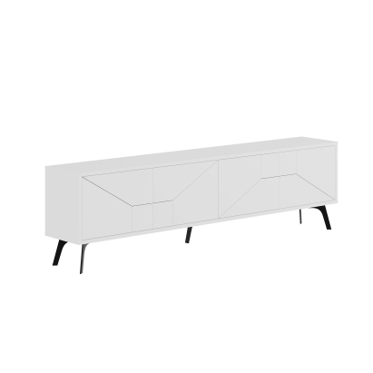 Тумба под ТВ DUNE TV STAND WHITE WHITE WHITE 180X30X50 СМ. (LEV00458)