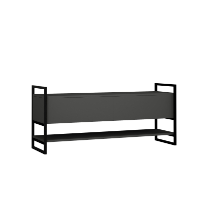 Тумба под ТВ METOLA TV STAND ANTHRACITE ANTHRACITE ANTHRACITE 130X40X58 СМ. (LEV00385)