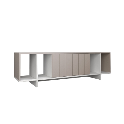 Тумба под ТВ ZITANO TV STAND WHITE LIGHT MOCHA LIGHT MOCHA 160X36X46 СМ. (LEV00438)