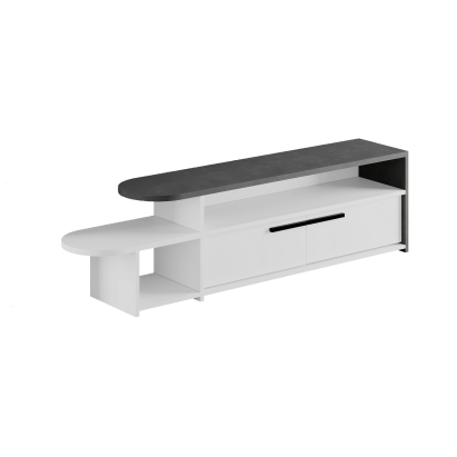 Тумба под ТВ LYRA TV STAND WHITE RETRO GREY WHITE 167X33X45 СМ. (LEV00560)