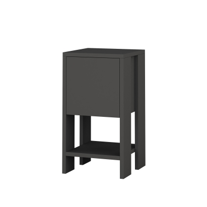 Тумба прикроватная EMA NIGHTSTAND ANTHRACITE ANTHRACITE ANTHRACITE 30X30X55 СМ. (LEV00315)