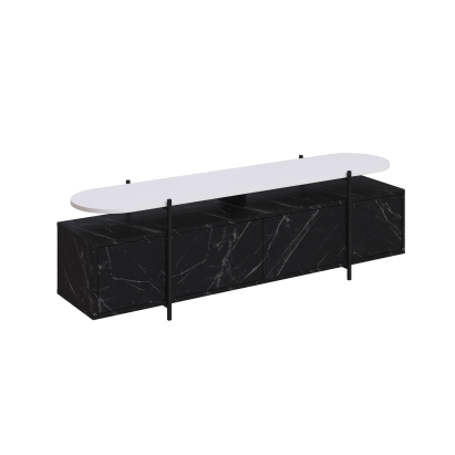 Тумба под ТВ HANLEY TV STAND BENDIR WHITE BENDIR 160X36X49 СМ. (LEV00526)