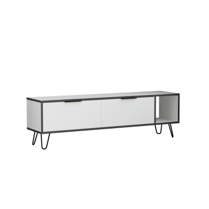 Тумба под ТВ FUROKI TV UNIT ANTHRACITE WHITE WHITE 150X36X50 СМ. (LEV00420)