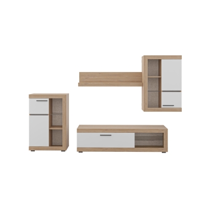 Тумба под ТВ LION TV UNIT OAK OAK WHITE 266X41X186 СМ. (LEV00542)