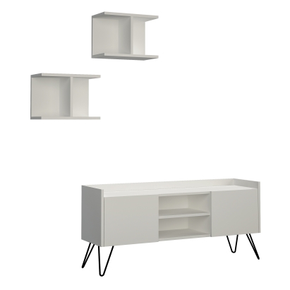 Тумба под ТВ KLAPPE TV STAND WHITE WHITE WHITE 126X34X56 СМ. (LEV00439)