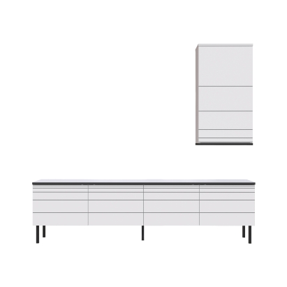 Тумба под ТВ ARYA TV UNIT WHITE WHITE WHITE 180X36X180 СМ. (LEV00531)