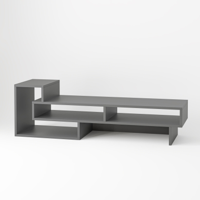 Тумба под ТВ TETRA TV STAND ANTHRACITE ANTHRACITE ANTHRACITE 137X40X42 СМ. (LEV00397)