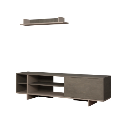 Тумба под ТВ STOCKTON TV UNIT LIGHT MOCHA RETRO GREY RETRO GREY 160X36X44 СМ. (LEV00444)