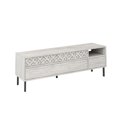 Тумба под ТВ HEATON TV STAND ANCIENT WHITE ANCIENT WHITE ANCIENT WHITE 145X36X48 СМ. (LEV00477)